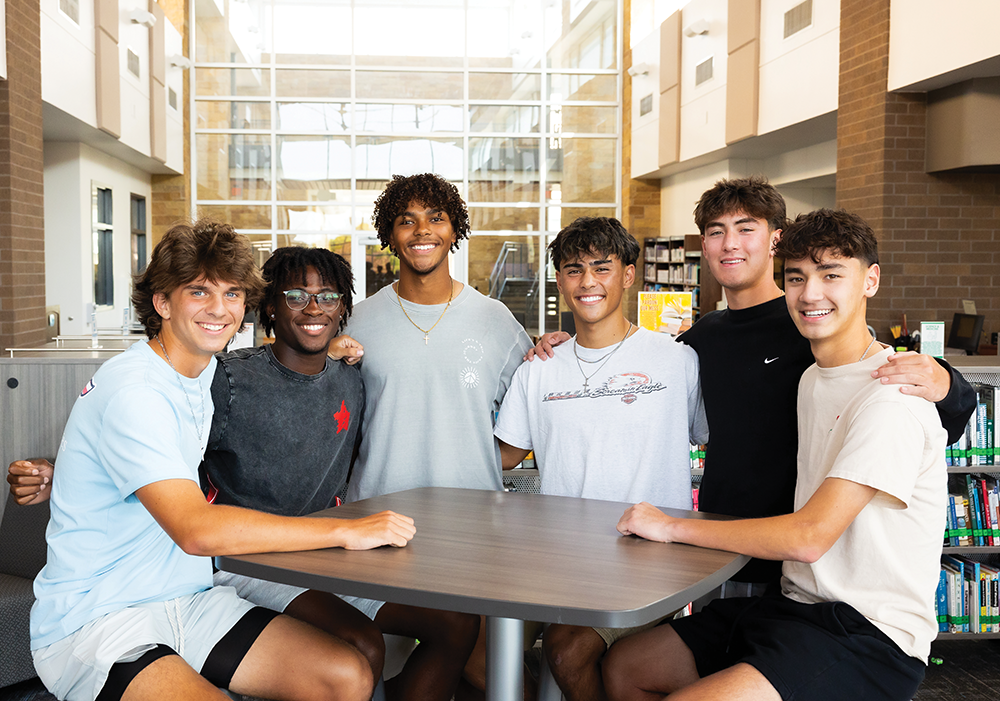 Current U18 and U17 FCD Academy players
L to R Wyatt Easterly, Zach Molomo, Ian Charles, Mikey Cortellessa, Blake Wheeler, and Ren Sylvester