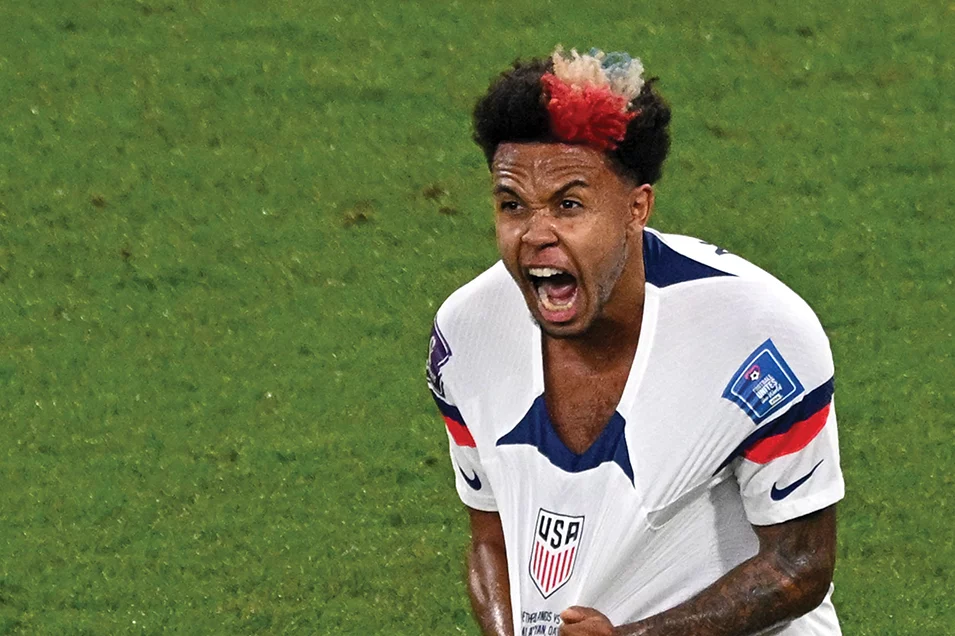 FC Dallas Academy product Weston Mckennie 2022 FIFA World Cup Qualifying | photo courtesy of getty images