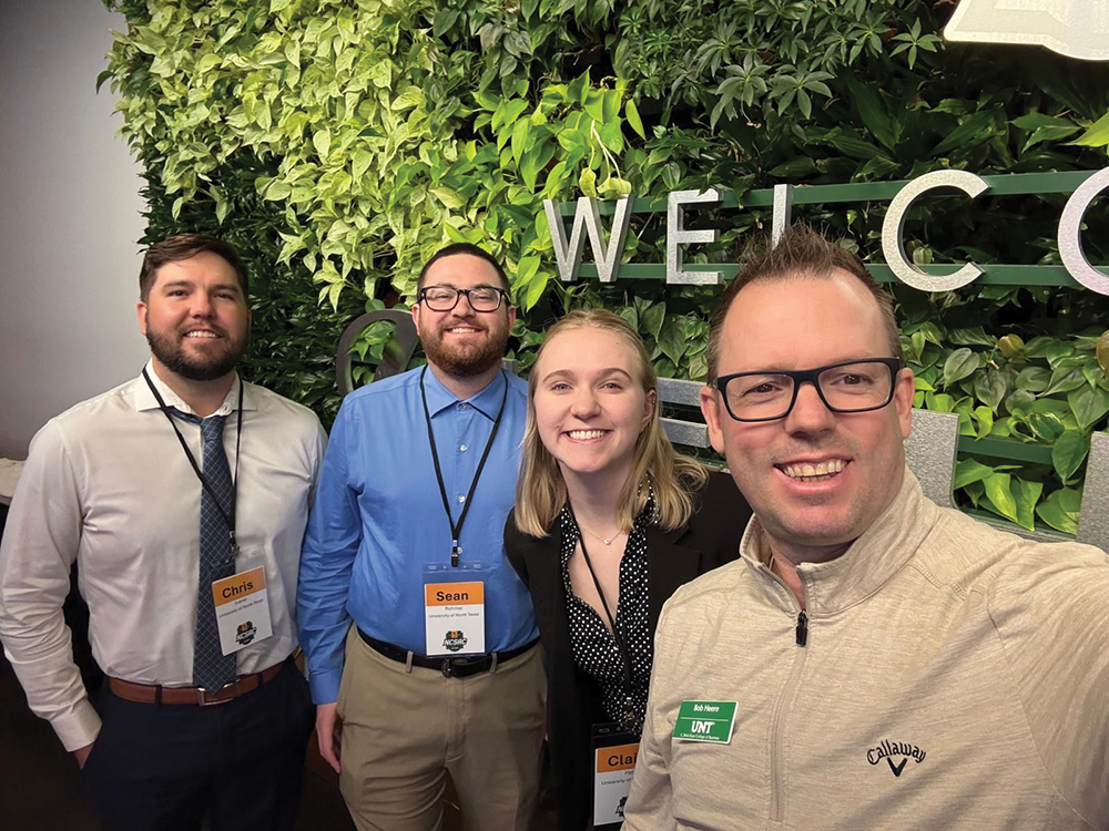 Dr. Heere & Students at 2025 NCSA Competition | Photo Courtesy of Dr. Bob Heere